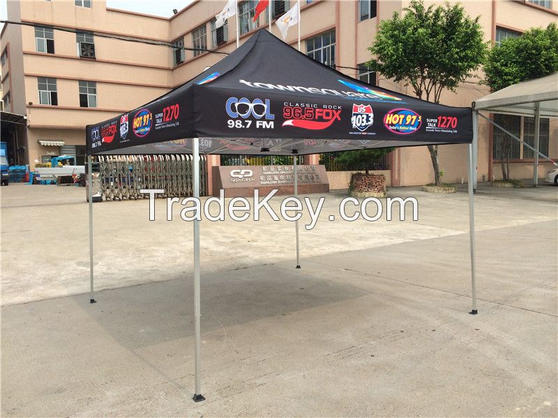 Customize trade show gazebo/ aluminum white canopy/ 3x3m pop up tent