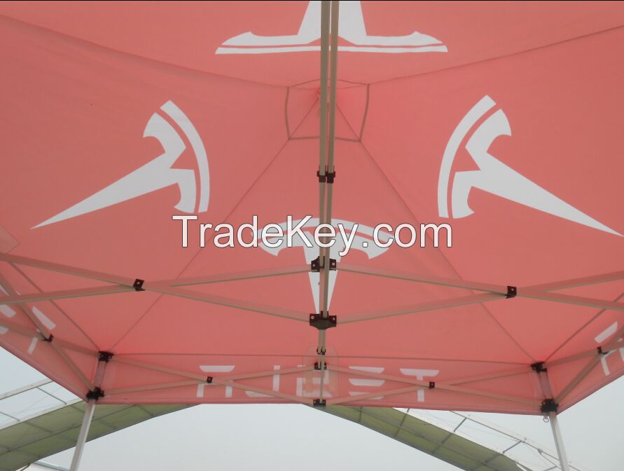 2015 new design canopies for outdoor advertising, 10x10 aluminum gazebo tent , fireproof polyester folding tent