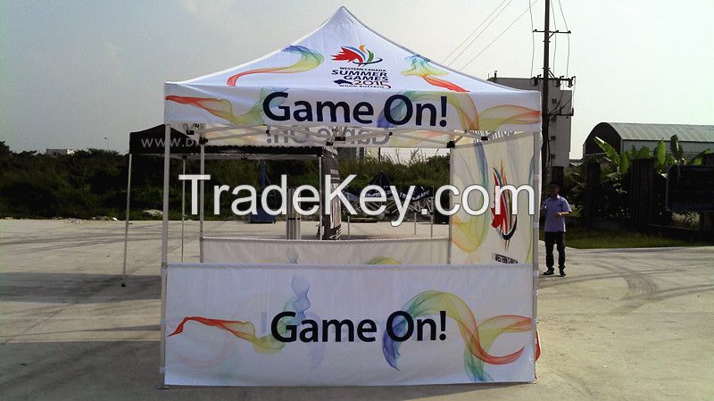 custom design folding exhibition trade show canopies and tents