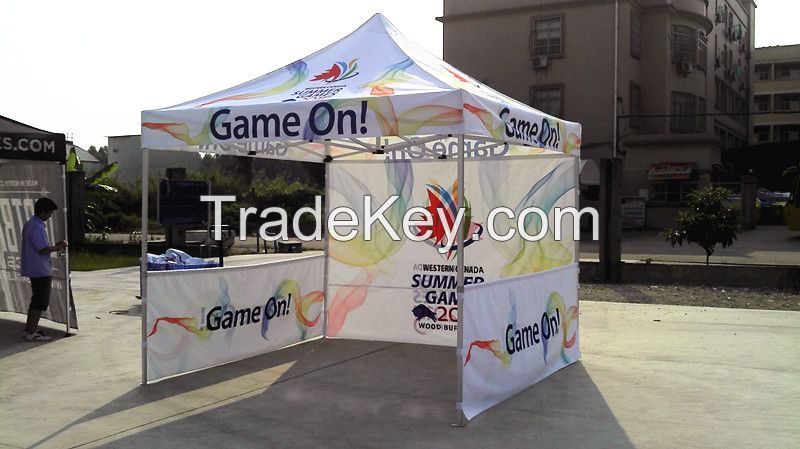 custom design folding exhibition trade show canopies and tents