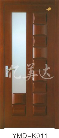 Interior solid wooden door