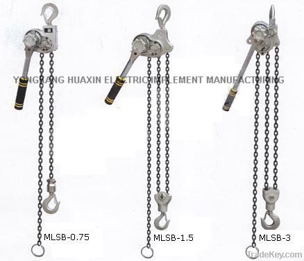 Magnesium Aluminum Alloy Lever Chain Block Hoist