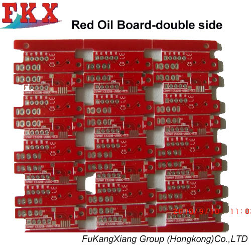 Red Oil Board- Double Side PCB
