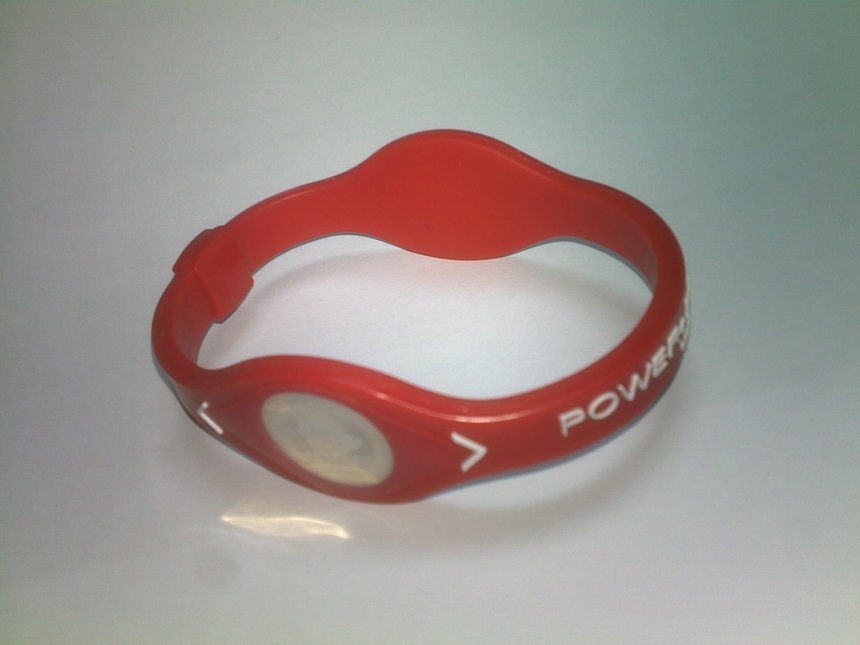 pb rubber bracelet with anoin