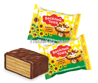Wafer Biscuit Candies Packed, 250gr., 500gr.