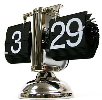 Flip stand clock