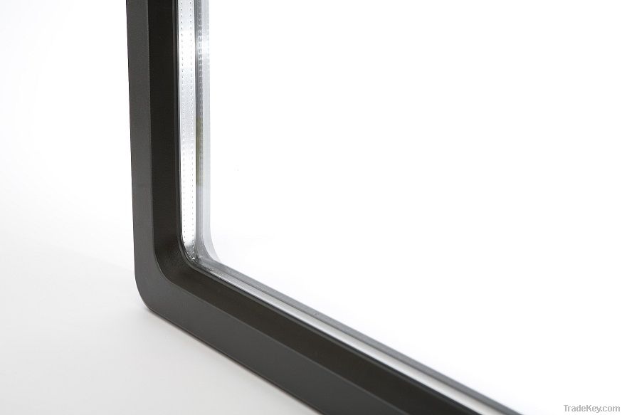 Window for industrial doors: RECTANGULAR