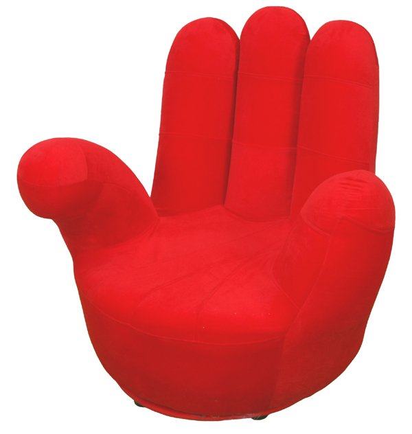 Kid&#039;s Chair in hand shape (NO68)