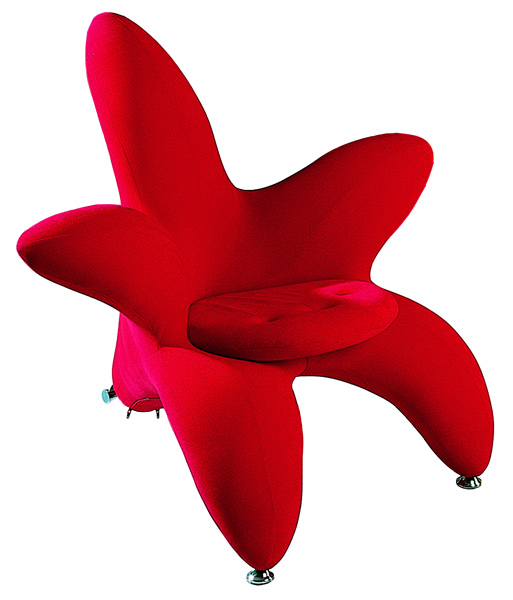 Fabric Chair in Flower Shape