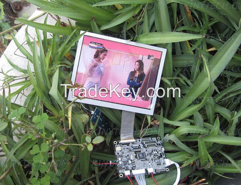 sunlight readable lcd high brightness transflective lcd 3.5",4.3",5.7",8",10.2"~82"