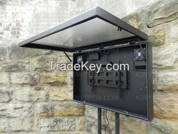 outdoor tv enclosure, outdoor lcd tv enclosure, all weather tv enclosure, waterproof tv enclosure