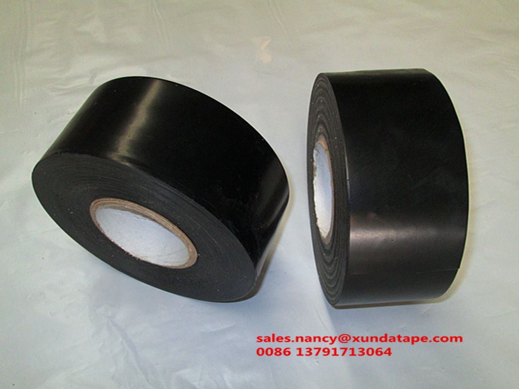 High-tack adhesive pipeline tape with PE backing