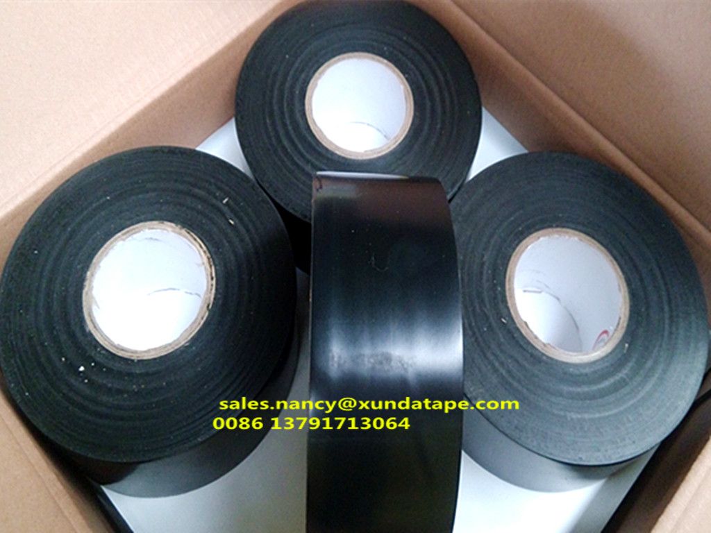 High-tack adhesive pipeline tape with PE backing