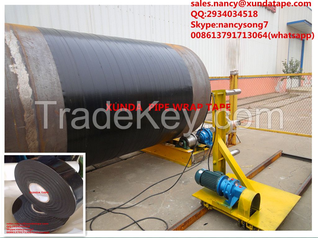 black color anti corrosive butyl rubber Inner layer wrapping tape 