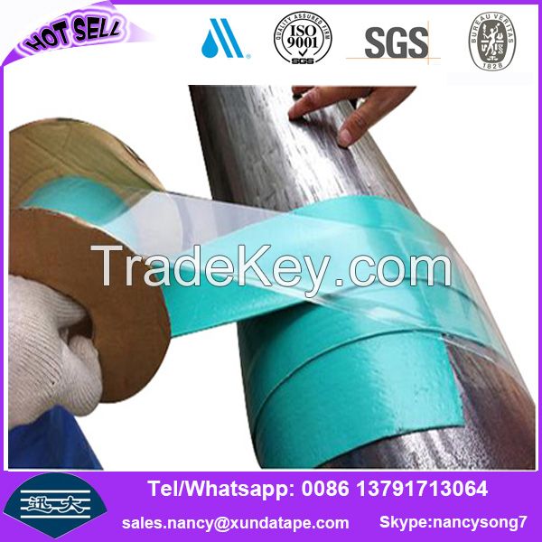 black color anti corrosive butyl rubber Inner layer wrapping tape 