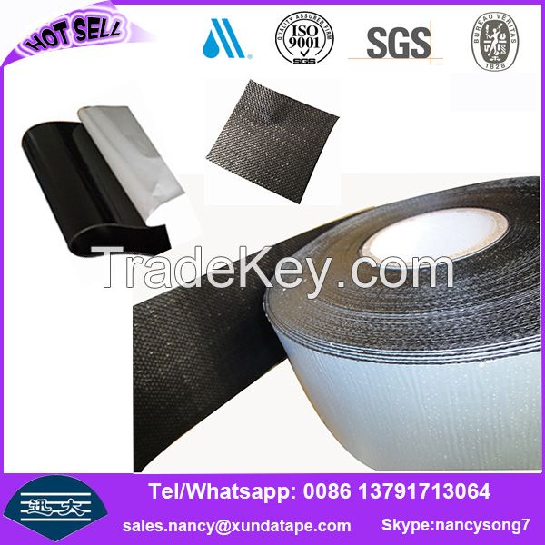 single side adhesive pipe anti corrosion pp woven wrap tape 