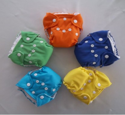 Minni cloth diaper/ cloth nappy with gussets for newborn