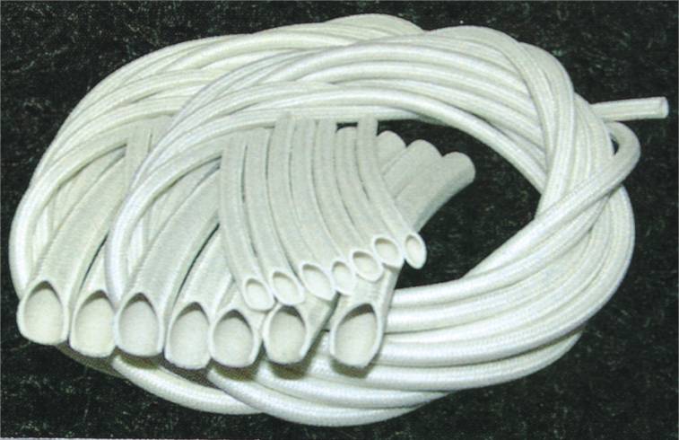 silicone rubber tube with glass fiber braided