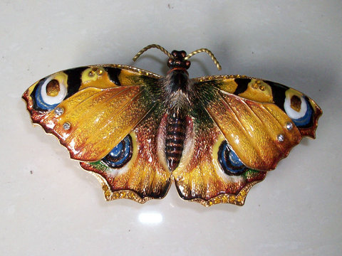 Butterfly Bejewelled Box