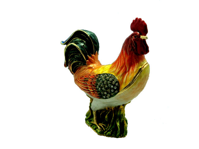 Rooster Trinket Boxes