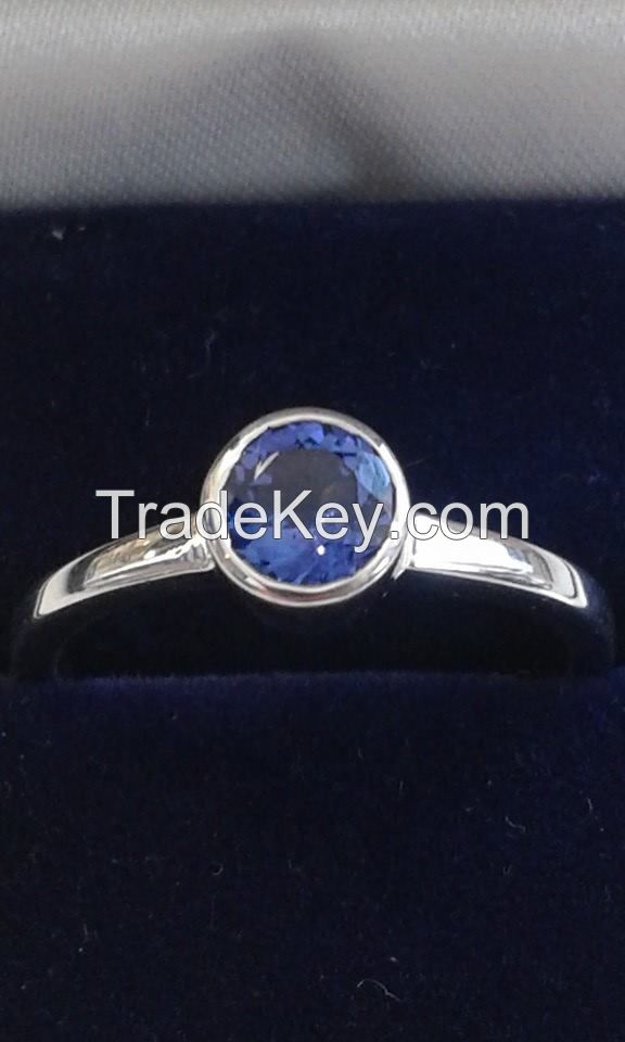 Tanzanite Sterling Silver Ring