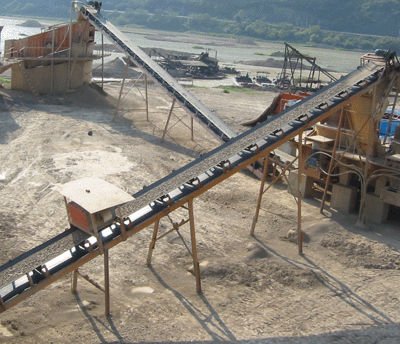 Belt conveyor ( Material handling equipment for quarrying))