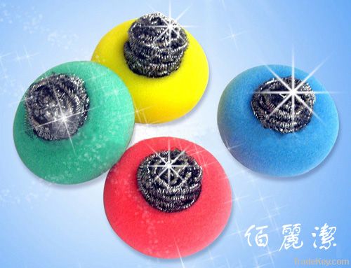 Stainless steel sponge cleaning balls