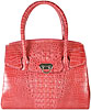 Pink Genuine Crocodile Leather Lady's Handbag Wholesale from Thailand