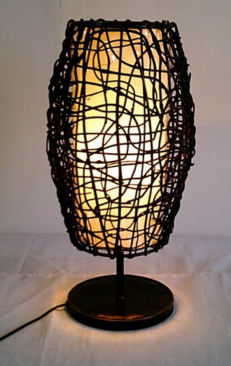 modern iron decoration table lamp