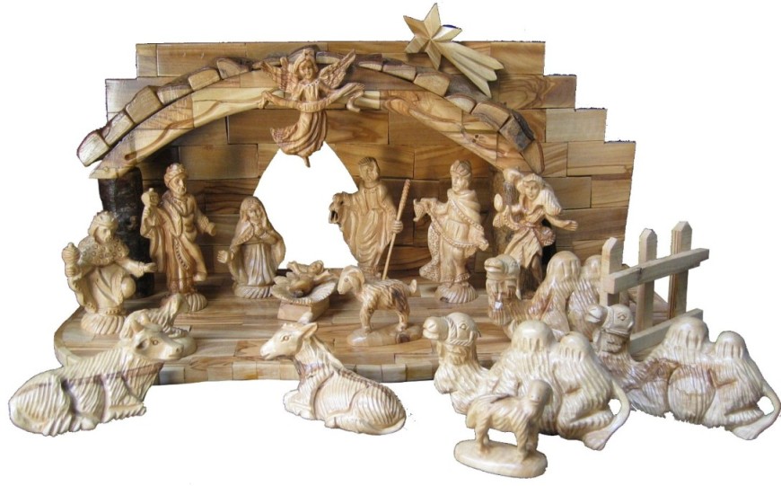 Nativity Set with stable