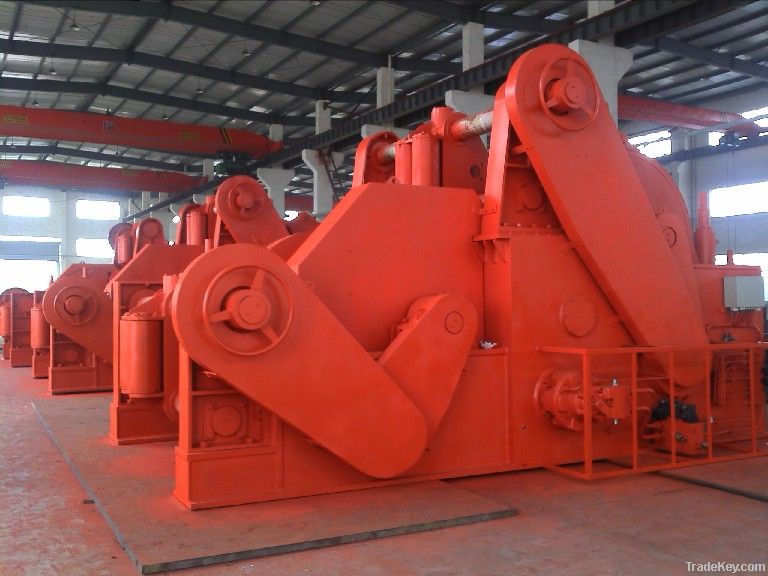 90T Hydraulic Mooring Winch with double drums in waterfall