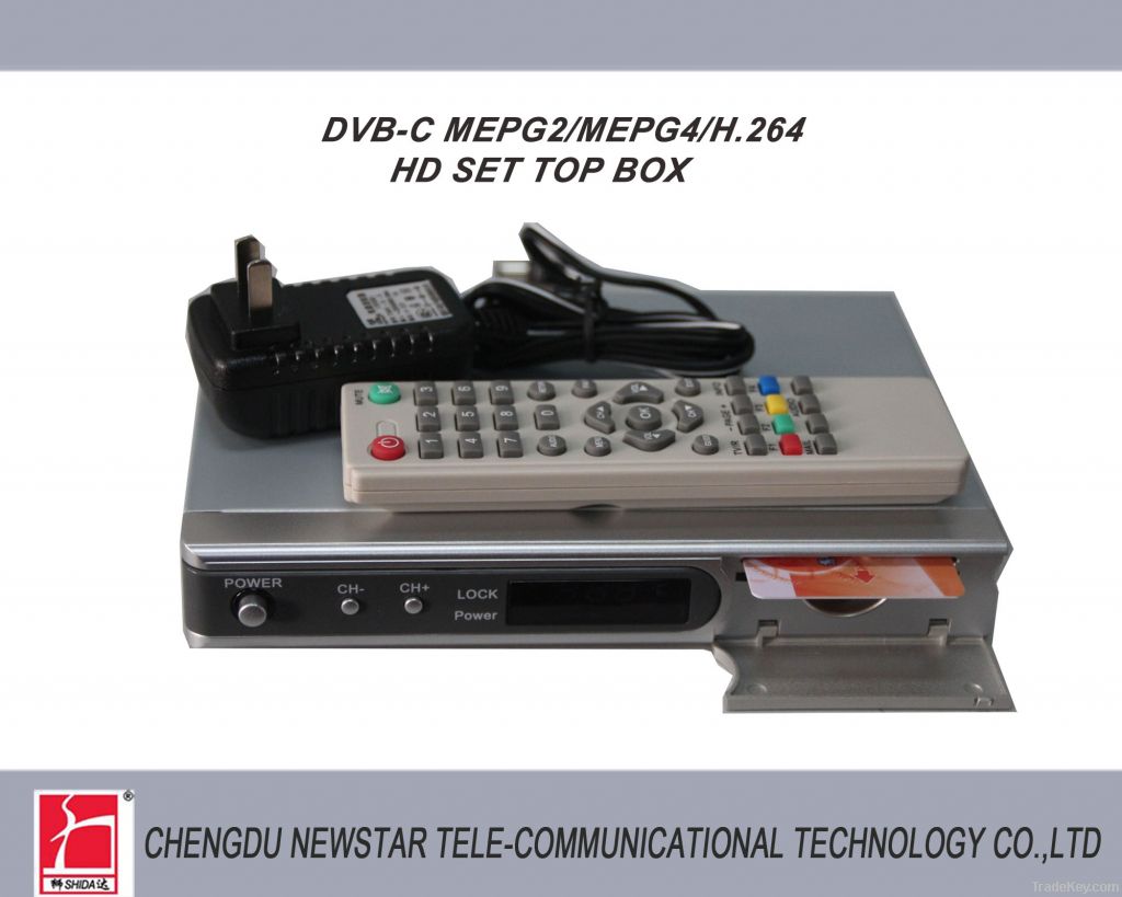 DVB-C HD MPEG2/MPEG4/H.264 set top box