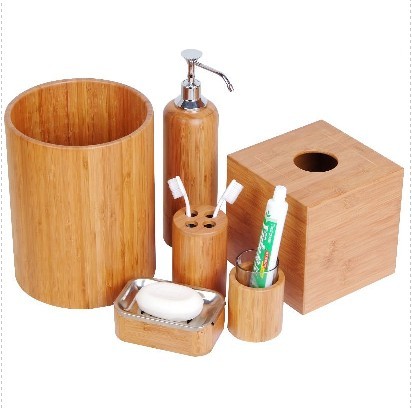 Bamboo Bathroom accessories