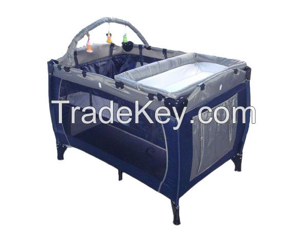 high quality baby playpen EN 716 with toy bag toy bar and three toys 