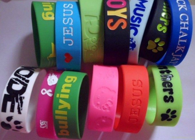 Silicone Bracelets ( Wristbands )