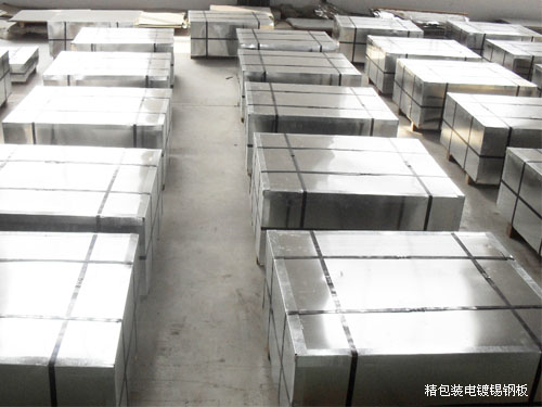 Tinplate steel plate