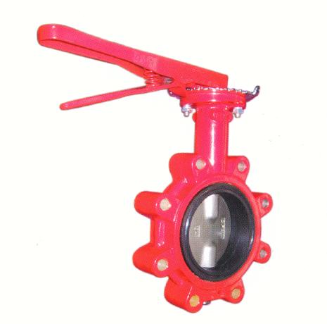 Lug type butterfly valve