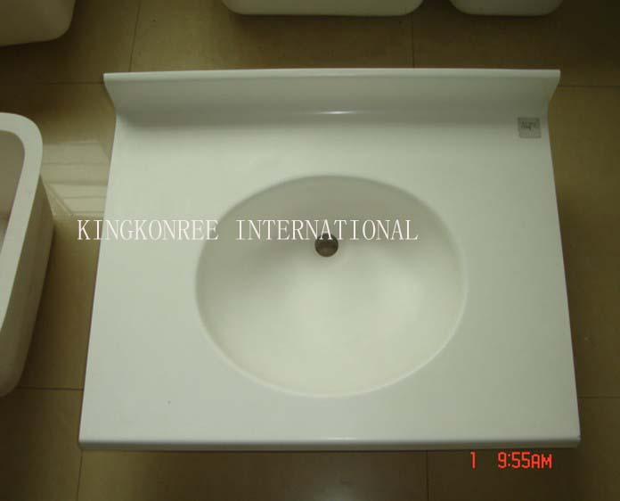 Elegant corian sink& solid surface