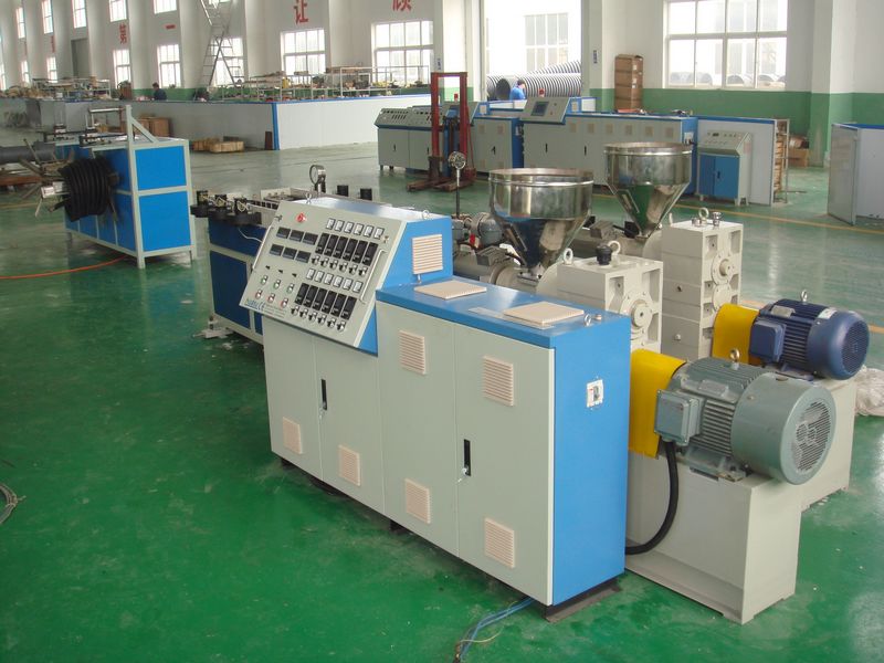 HDPE/PP Double Wall Corrugated Pipe Extrusion Line Machinery