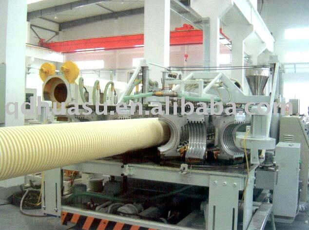 PVC Double Wall Corrugated Pipe Production Line