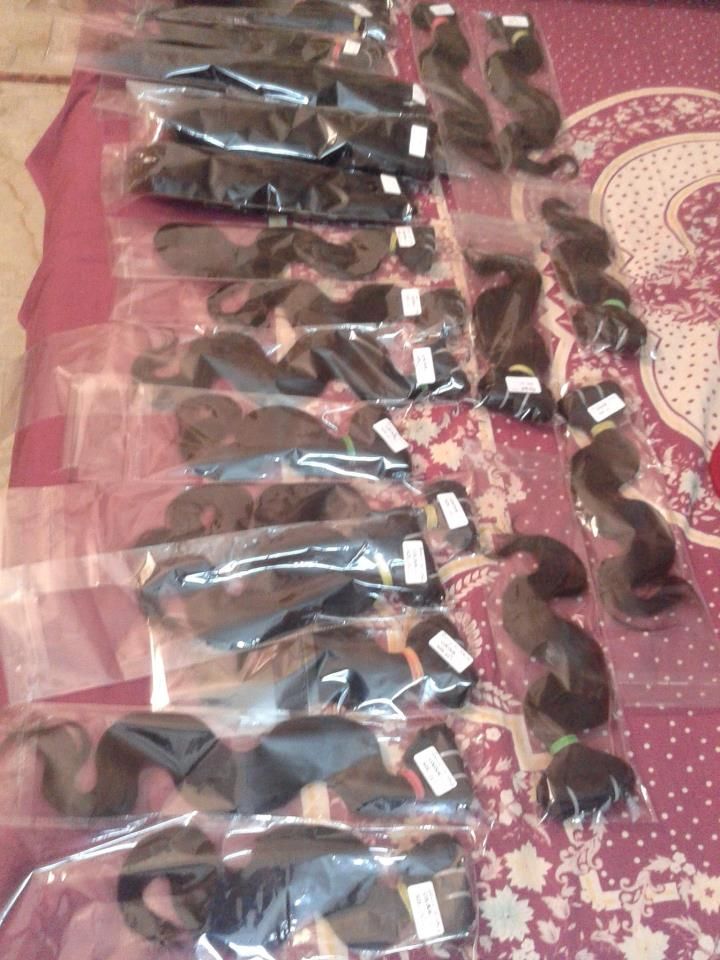 Remy hair extensions