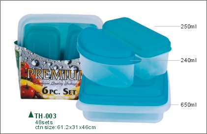 3 sets condiment container