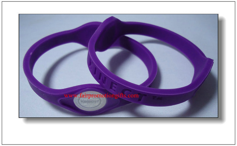 silicone charm power bracelets