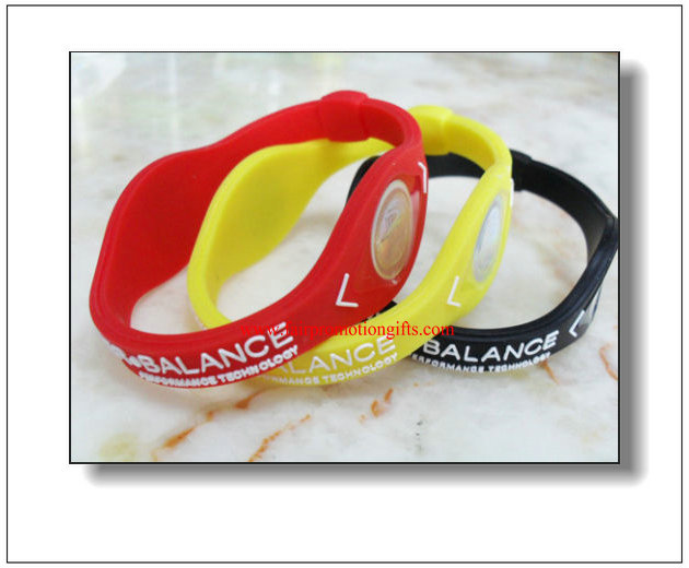 sport energy silicone bracelets