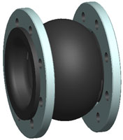 Single sphere expansion joint