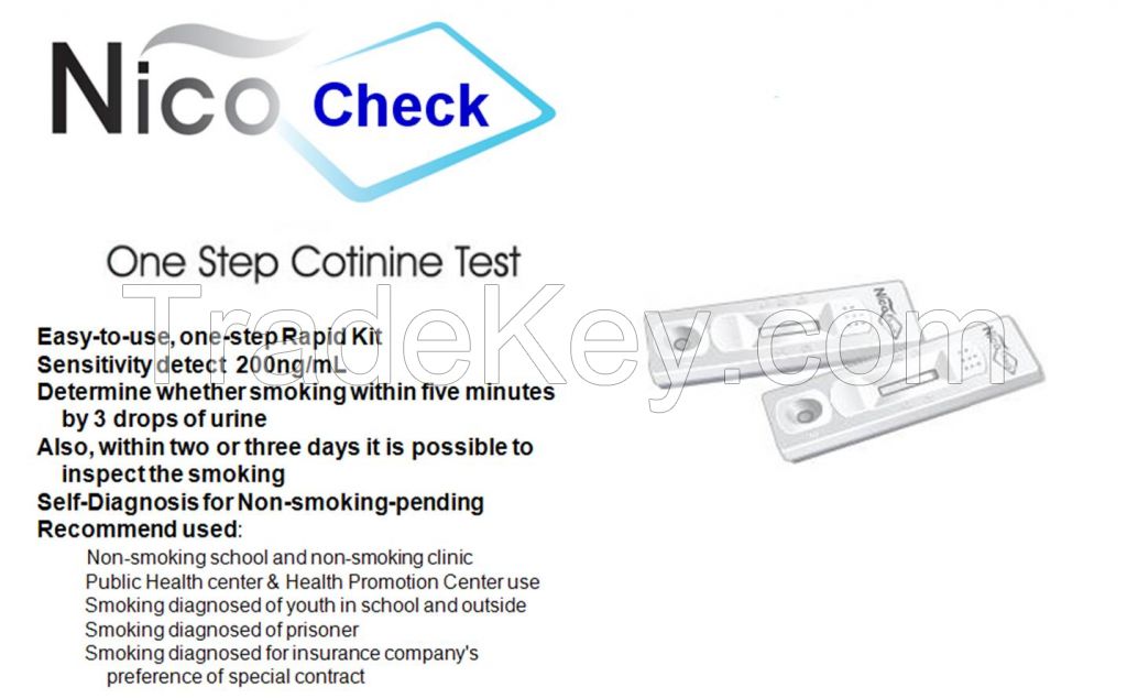 Nico Check Test Kit(Simple Test Kit, Result in 3-5 Min)