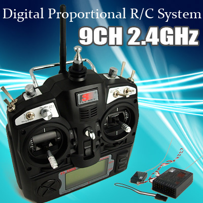 2.4G 9 Channel Remote Transmitter and Receiver for helicopter airplane