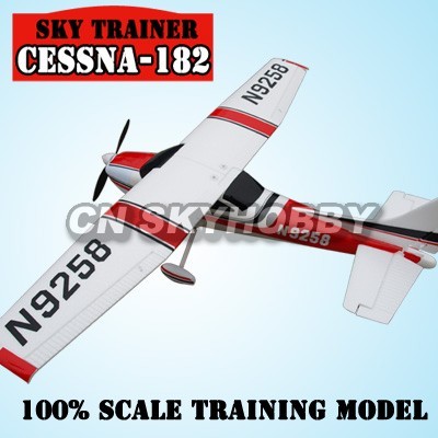 Cessna 182 RC Aircraft fighter Foam Jet Red