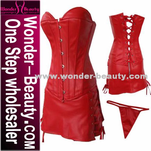 fashion leather corset