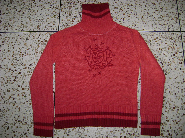 Boy's Printed High  Neck Stock sweater